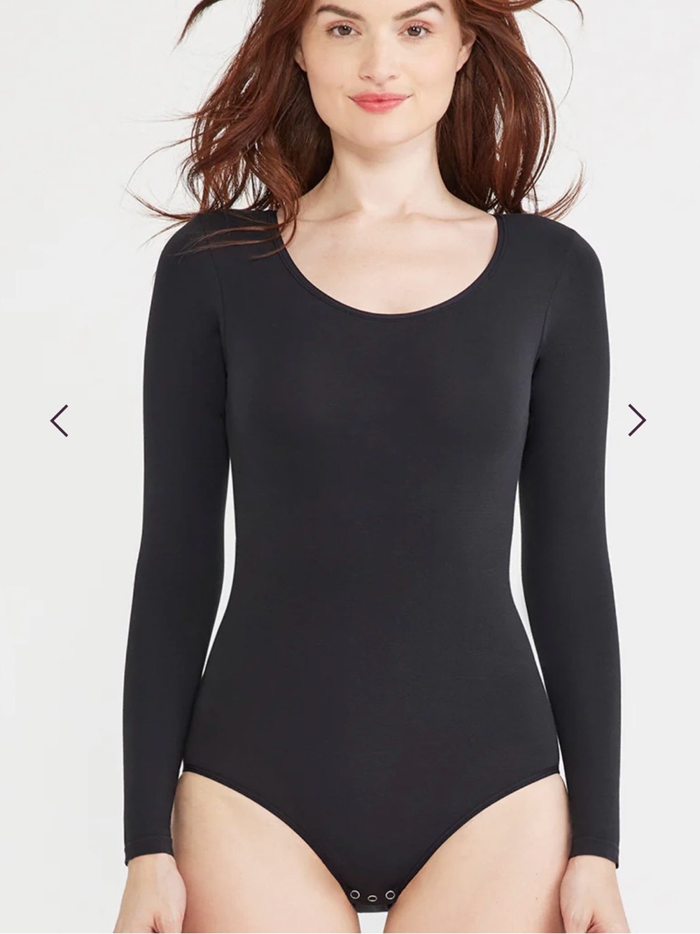 Yummie Long Sleeve Shaping Bodysuit - 360Sculpt - Black